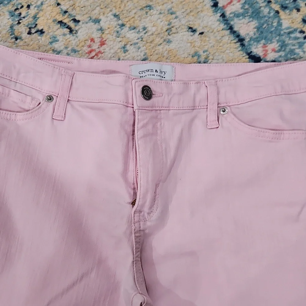 Crown & Ivy Pink Jean - Picture 4 of 7